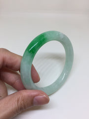 Green Bangle - Round (BA047)