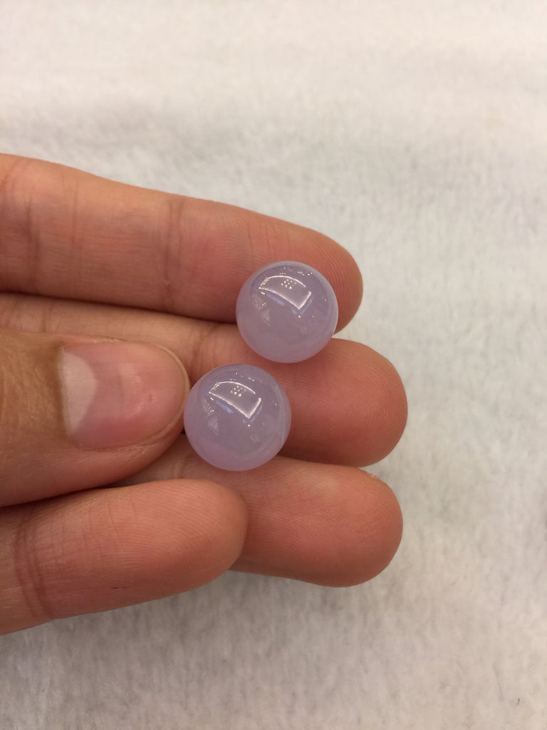 Lavender Earrings - Balls (EA198)