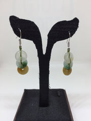 Three Colours Earrings - Safety Coin (EA203)