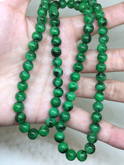 Green Beads Necklace (NE022)