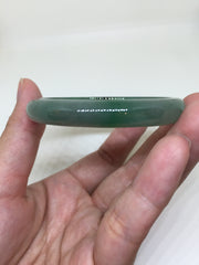 Dark Green Bangle - Oval (BA031)