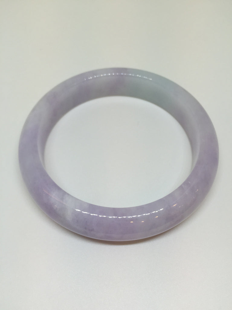 Light Lavender Bangle - Round (BA026)