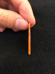 Orange Red Jade - Rectangular (PE046)
