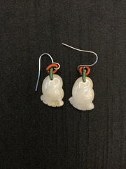 Icy White Earrings - Happy Feet (EA011)