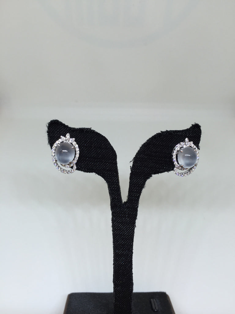 Glassy Variety Earrings - Cabochon (EA123)