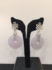 Icy Lavender Earrings/ Pendant (EA071)