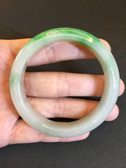 Green Bangle - Round (BA025)